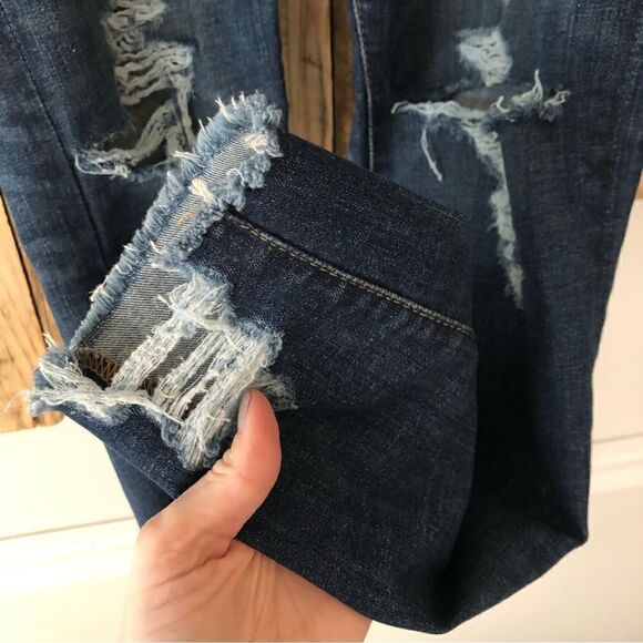 Madewell 9" High-Rise Skinny Jeans: Destructed Edition Size 27 - Picture 7 of 14